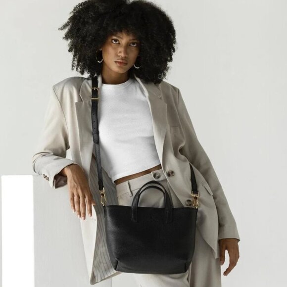 Elk Leather Convertible Handbag-Crossbody Bag - Picture 1 of 7